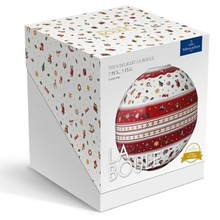 Carregar imagem no visualizador da galeria, Conjunto de Jantar para 2 Pessoas - La Boule 7 Peças Natal