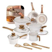 Carregar imagem no visualizador da galeria, Jogo De Panelas Antiaderente Cerâmica Mimo 10 Peças