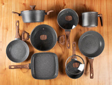 Carregar imagem no visualizador da galeria, Jogo de Panelas Linen Ceramic - Revestimento Cerâmico Antiaderente 8 Peças