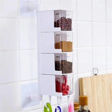 Carregar imagem no visualizador da galeria, Caixa Rotativa para Armazenamento de Especiarias