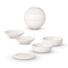 Carregar imagem no visualizador da galeria, Conjunto de Jantar para 2 Pessoas - La Boule 7 Peças Branco