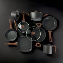 Carregar imagem no visualizador da galeria, Jogo de Panelas Linen Ceramic - Revestimento Cerâmico Antiaderente 8 Peças
