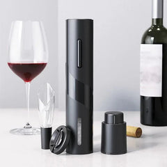Abridor de Vinho Elétrico Automático com Carregamento USB OnePress
