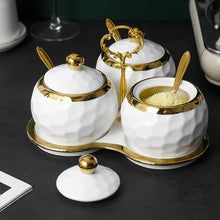 Carregar imagem no visualizador da galeria, Conjunto de Potes Cerâmica Açucareiro e Saleiro
