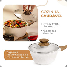 Carregar imagem no visualizador da galeria, Jogo De Panelas Antiaderente Cerâmica Mimo 10 Peças
