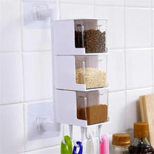 Carregar imagem no visualizador da galeria, Caixa Rotativa para Armazenamento de Especiarias
