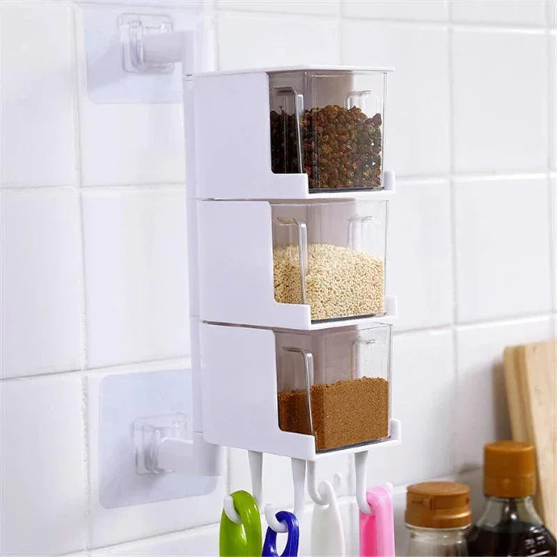 Caixa Rotativa para Armazenamento de Especiarias