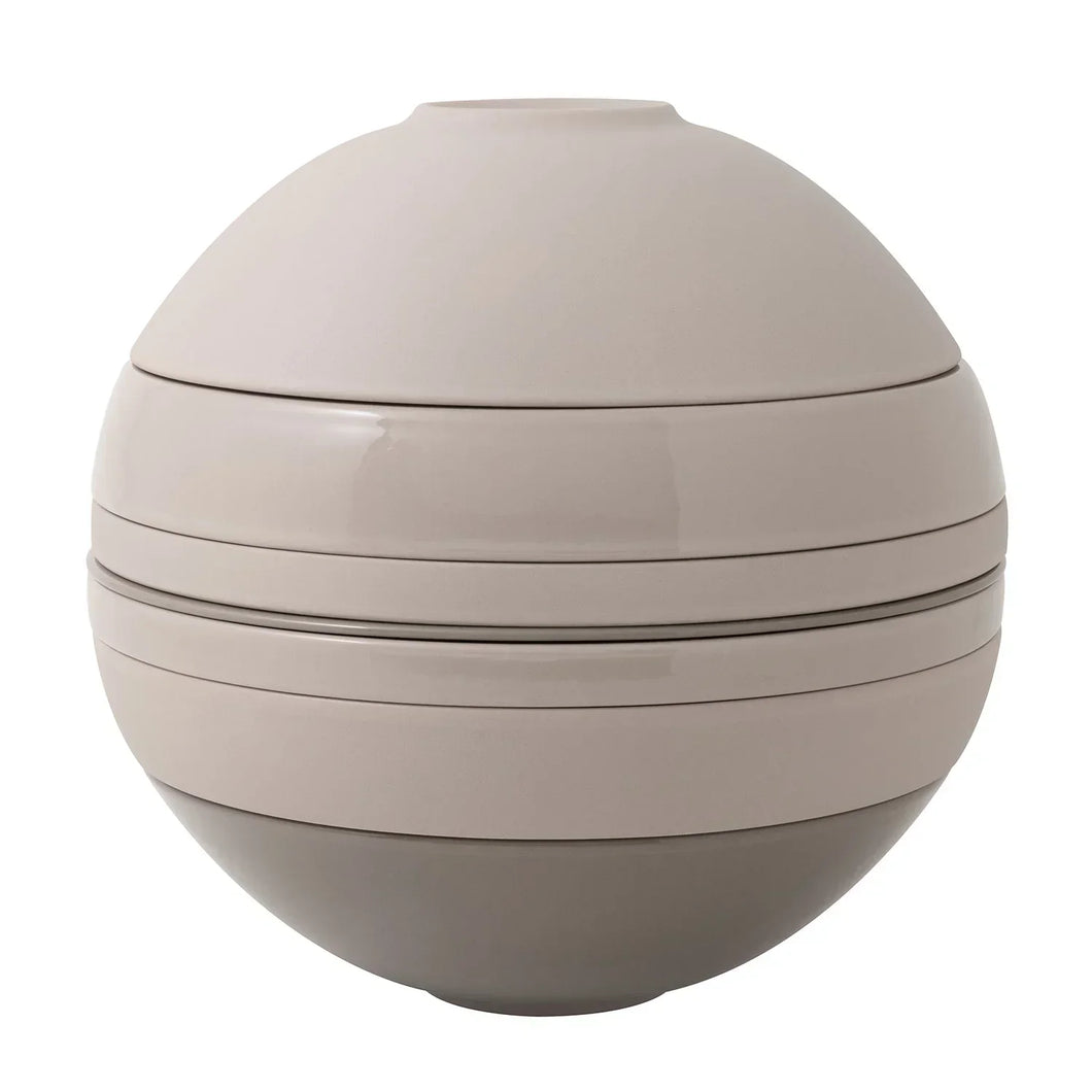 Conjunto de Jantar para 2 Pessoas - La Boule 7 Peças Bege