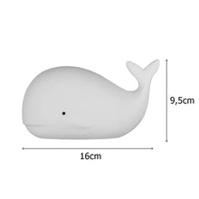 Carregar imagem no visualizador da galeria, Luminária Infantil em Silicone Baleia
